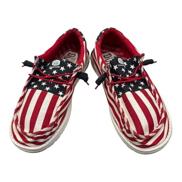Hey Dude Wally Americana Men’s American Flag Loafers Shoes 9 main image 5